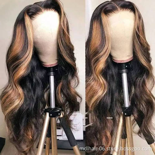 10A Raw Human Hair Wigs Indian Raw Hair Lace Closure Wig Body Wave Human Hair Wigs